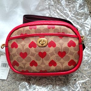 Coach Heart Camera Bag